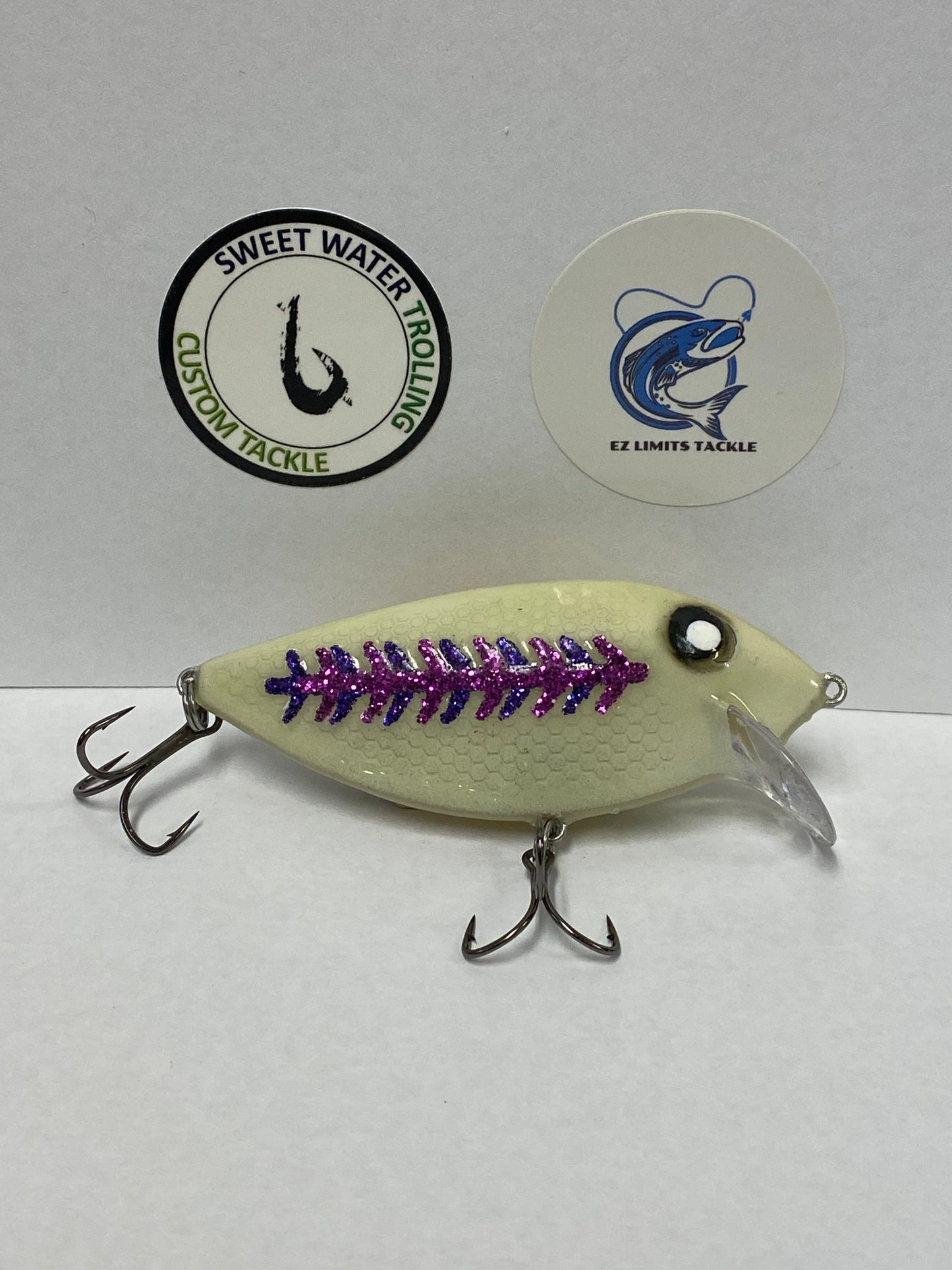Purple Rain Glow Thin Fish