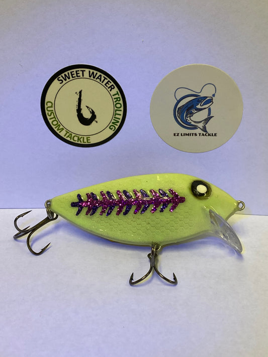 Purple Rain Glow Thin Fish