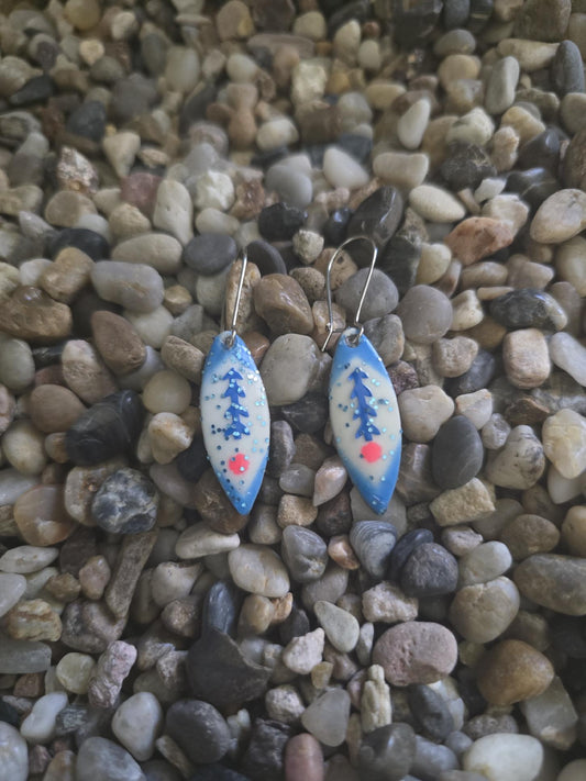 Blue Jeans Earrings